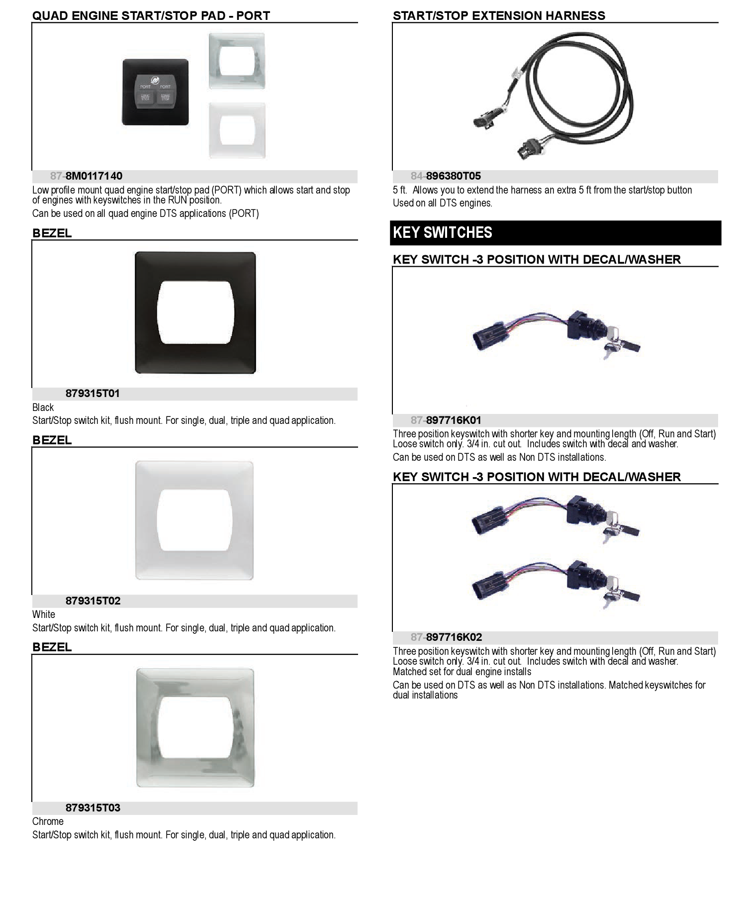 START/STOP SWITCH