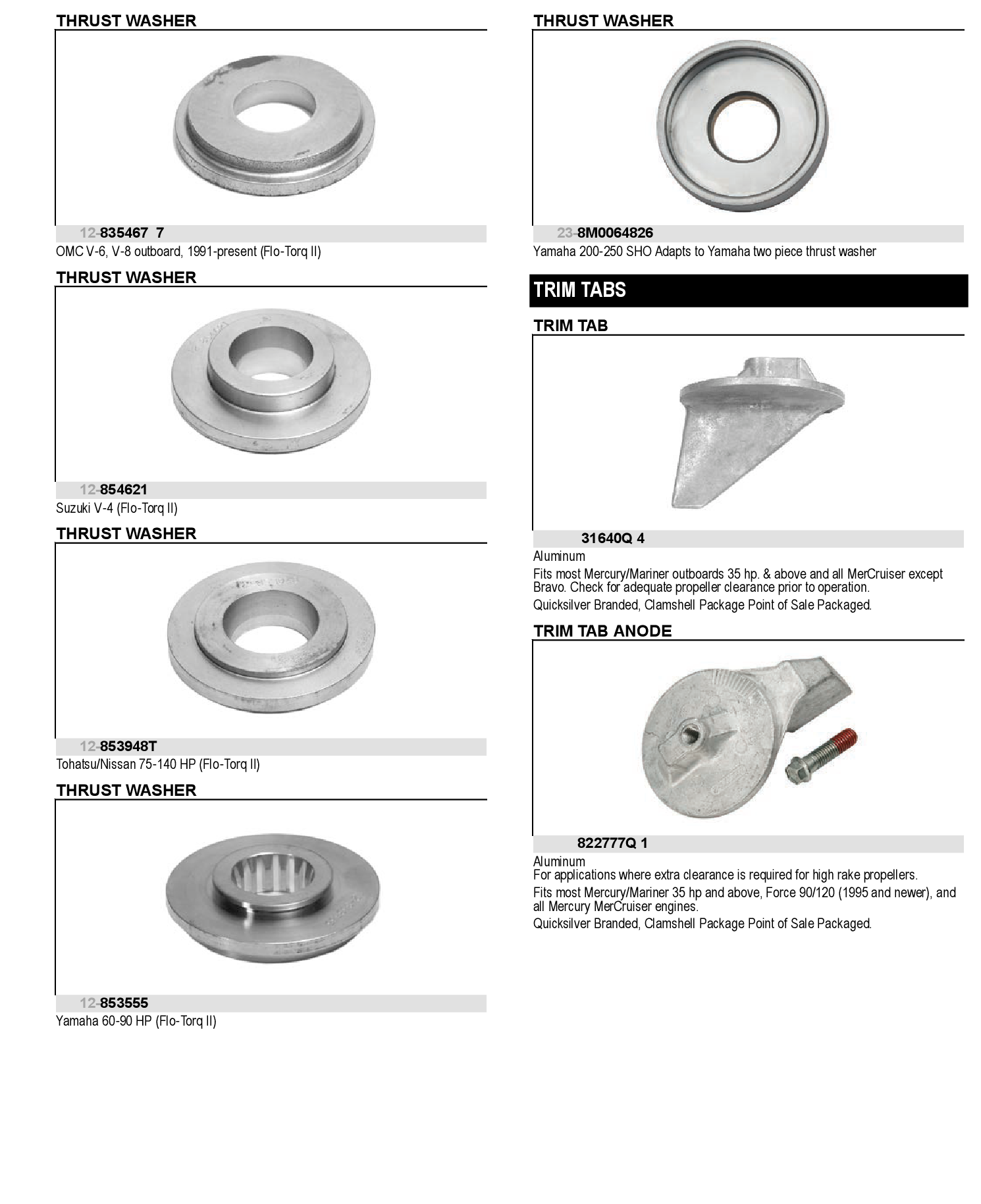 THRUST WASHER