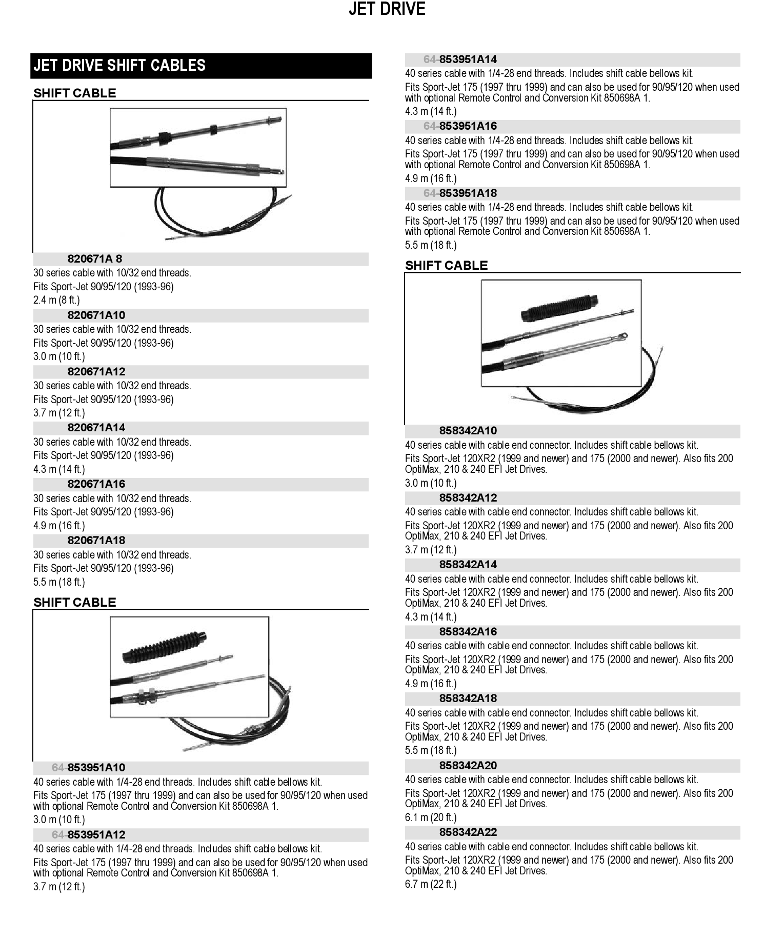 CABLE-SHIFT-22 FT