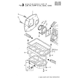 FIG 3. LUB. OIL SUMP & OIL SEAL CASE