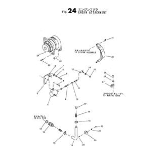 FIG 24. ENGINE ATTACHMENT