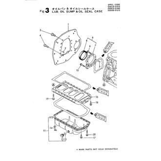 FIG 3. LUB. OIL SUMP & OIL SEAL CASE