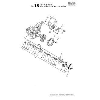 FIG 15. COOLING SEA WATER PUMP