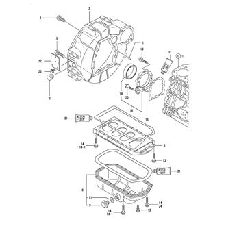 FIG 3. FLYWHEEL HOUSING & OIL SUMP