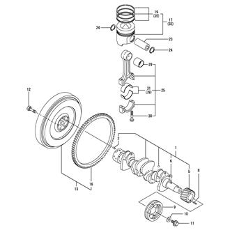 FIG 8. CRANKSHAFT & PISTON