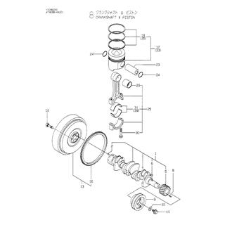 FIG 8. CRANKSHAFT & PISTON