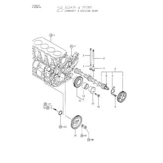 FIG 25. CAMSHAFT & DRIVING GEAR