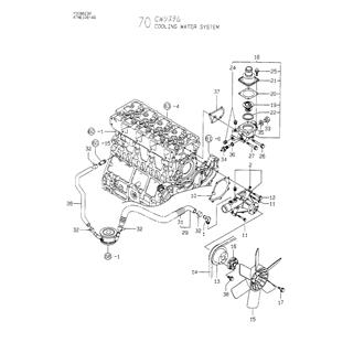 FIG 70. COOLING WATER SYSTEM