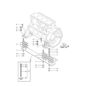 FIG 9. ENGINE BED & SET BOLT