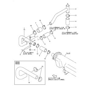 FIG 43. C.S.W PIPE(L.O.COOLER-CLUTCH COOLER)