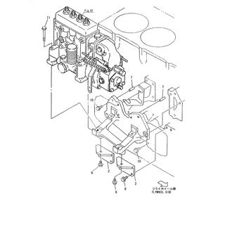 FIG 52. FUEL INJECTION PUMP BRACKET