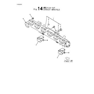 FIG 14. EXHAUST MANIFOLD