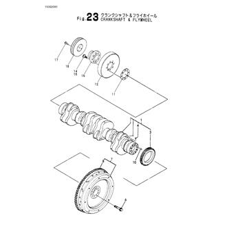 FIG 23. CRANKSHAFT & FLYWHEEL