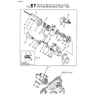 FIG 57. STARTING MOTOR(EARTH FLOAT TYPE)