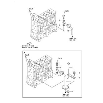 FIG 94. FUEL PIPE(PUMP RETURN)