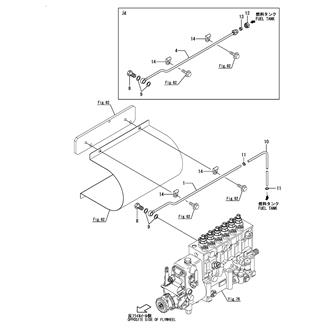 FIG 95. FUEL OVERFLOW PIPE(F.I.PUMP)