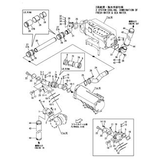 FIG 67. C.S.W.PIPE(C.S.W.PUMP-AIR COOLER-F.W.COOLER)