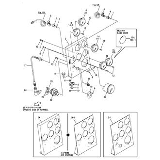 FIG 124. INSTRUMENT PANEL(ENGINE ATTACHED)