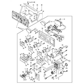 FIG 61. INSTRUMENT PANEL(START LIMIT DEVICE)(EX46 ONLY)