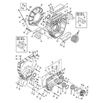 FIG 1. CLUTCH HOUSING(YXH2-160/-2/-2S/-3)