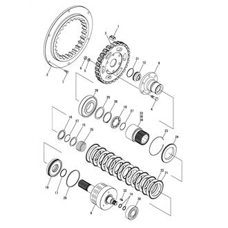 FIG 23. (3A)INPUT SHAFT & FLEXIBLE COUPLING(YXH2-160-6)