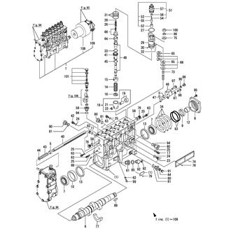 FIG 90. FUEL INJECTION PUMP(A-SIDE)