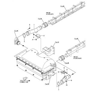 FIG 81. C.F.W.PIPE(AIR COOLER IN/OUT)