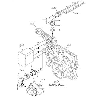 FIG 82. C.F.W.PIPE(L.O.COOLER IN/BY-PASS)