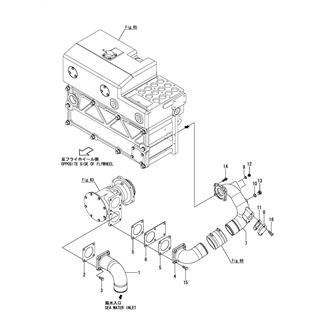 FIG 83. C.S.W.PIPE(PUMP IN-F.W.COOLER)