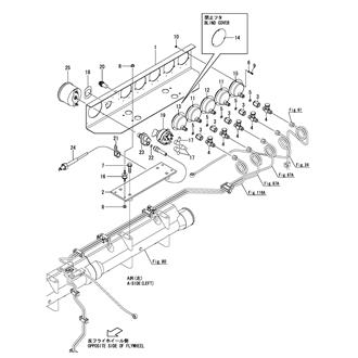 FIG 144. (135A)INSTRUMENT PANEL(ENGINE ATTACHHED)