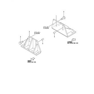 FIG 90. (4E)MOUNTING FOOT(MGNV172E-C)