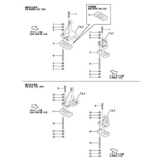 FIG 99. (7C)ENGINE SET PARTS(CLUTCHLESS)(STEEL & ALUMINUM VESSEL)