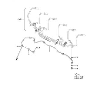 FIG 55. FUEL PIPE(RETURN)(DOUBLE-WALLED)