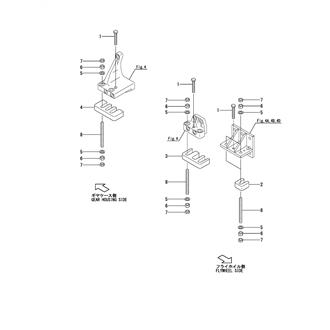 FIG 100. (7D)ENGINE SET PARTS(MGN80B, MGN80EL, MGNV172E)(STEEL & ALUMINUM VESSEL)