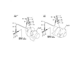 FIG 127. (26C)LUB. OIL PIPE(TURBINE INLET)(NK SPEC.)