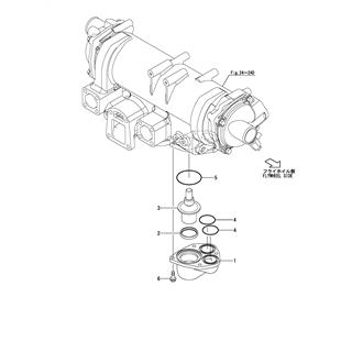 FIG 123. (24H)LUB. OIL THERMOSTAT