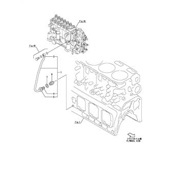 FIG 125. (26A)LUB. OIL PIPE(FUEL INJECTION PUMP OUTLET)