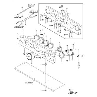 FIG 151. (65A)INSTRUMENT PANEL(ENGINE ATTACHED)(YXH(2)-130-3, 4, YXH-160-2, 2S, 4)