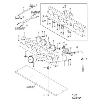 FIG 152. (65B)INSTRUMENT PANEL(ENGINE ATTACHED)(MGN80B, MGN80EL, MGNV172E, CLUTCHLESS)