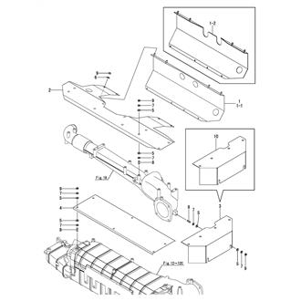 FIG 92. (18A)HEAT-PROOF PLATE(VERTICAL EXHAUST)(WITHOUT INSTRUMENT PANEL)