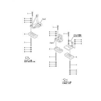 FIG 6. ENGINE SET PARTS(YXH-130-5)(STEEL & ALUMINUM VESSEL)