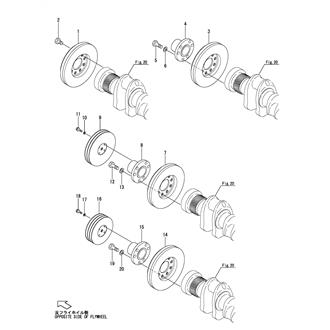 FIG 21. FRONT COUPLING(V-PULLEY)