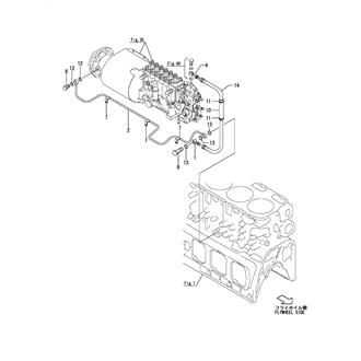 FIG 68. (27A)LUB. OIL PIPE(FUEL INJECTION PUMP INLET)(SHIPS CLASSIFICATION SPEC.)