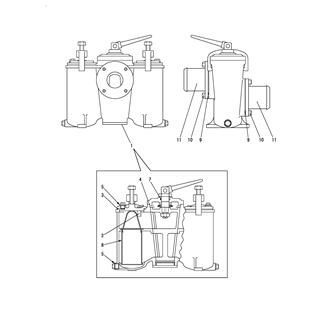 FIG 62. FILTER(SEA WATER)(DUPLEX)