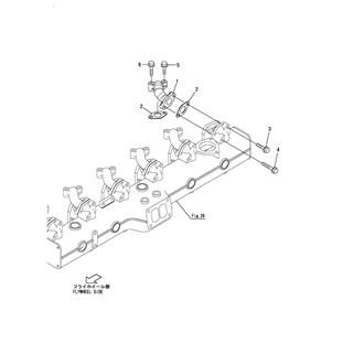 FIG 68. COOLING BEND(FRESH WATER)(HEAD - EXHAUST MANIFOLD)