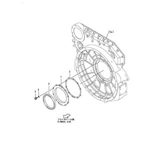 FIG 5. OIL SEAL CASE(SIDE OF FLYWHEEL)