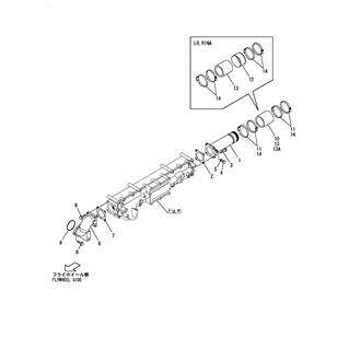 FIG 65. C.F.W.PIPE(L.O.COOLER-BLOCK)