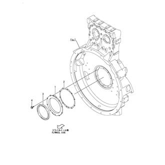 FIG 5. OIL SEAL CASE(SIDE OF FLYWHEEL)