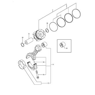 FIG 45. PISTON & CONNECTING ROD