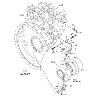 FIG 59. L.O.PIPE(TURBOCHAGER:B-SIDE)